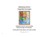 EDITABLE Elementary Visual Arts Curriculum