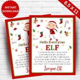 EDITABLE Elf Welcome Letter, Elf Arrival Letter, I'm Back 