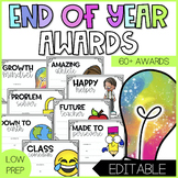 Editable End of the Year Awards