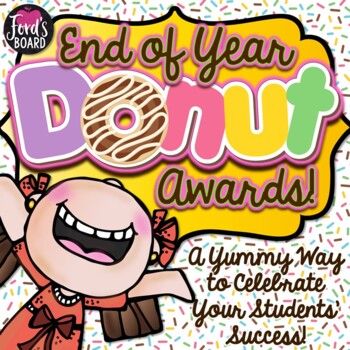 Preview of EDITABLE End of the Year Awards | Google Slides™ Donut Awards