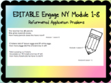 EDITABLE Engage NY Modules 1-8 Reformatted Application Problems