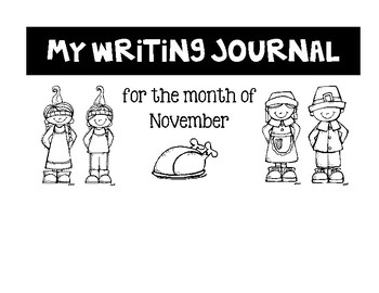 EDITABLE English/Spanish Writing Journal Covers {November} by prekrox