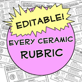 EDITABLE! Every editable rubric needed for a entire Cerami