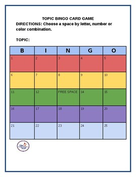 Preview of EDITABLE FILL-IN BINGO CARD for articulation or language  LIVE or VIRTUAL