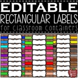 EDITABLE Farmhouse Wooden Rectangular Classroom Labels {Re