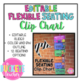 EDITABLE Flexible Seating Clip Chart