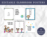 EDITABLE Fun Kids Classroom Posters Decor, Bulletin Board 