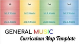 EDITABLE General Music Curriculum Map Template- Google Slides