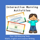 EDITABLE Grade 3-6 Morning Tasks and Activities