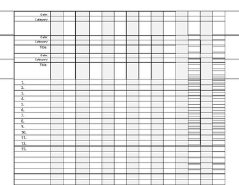 EDITABLE: Grade Record Sheet by XIOMARA CUADRA | TPT