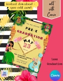 EDITABLE | Graduation | Luau | Poster | Social Media