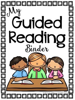 EDITABLE Guided Reading Binder Covers and Templates by Create-Abilities