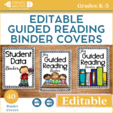 EDITABLE Guided Reading Binder Covers and Templates