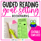 Guided Reading Goal Setting Bookmarks - EDITABLE