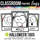 EDITABLE Halloween Ghost Polaroid Name Tags : Classroom La