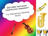 EDITABLE Instrument Identification Assessment