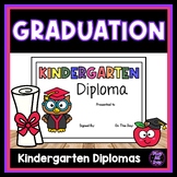 EDITABLE Kindergarten Diplomas | Graduation Certificates f