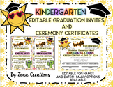 EDITABLE Kindergarten Invitations Certificates - Our Futur
