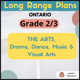 EDITABLE LONG RANGE PLANS-The Arts: drama, dance, music, v