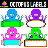 EDITABLE Labels / Name Tags - Octopus Theme | Classroom Decor