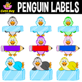 EDITABLE Labels / Name Tags - Penguin Theme | Classroom Decor
