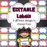 Labels  for the classroom (EDITABLE), word wall, book bins