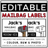 EDITABLE Mail Bag Labels #2