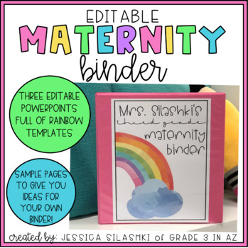 Preview of EDITABLE Maternity Binder