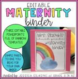 EDITABLE Maternity Binder