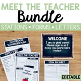 Meet the Teacher BUNDLE - Stations, Forms, and More {Rusti
