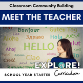 EDITABLE Meet the Teacher Slideshow - Fun Back to School Activity
