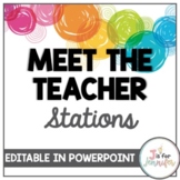 Meet the Teacher Stations and Table Tents