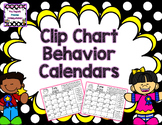 EDITABLE Monthly Behavior Calendars 2024-2030