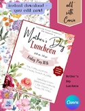 EDITABLE-Mother's Day Luncheon, Fundraiser, School PTO PTA