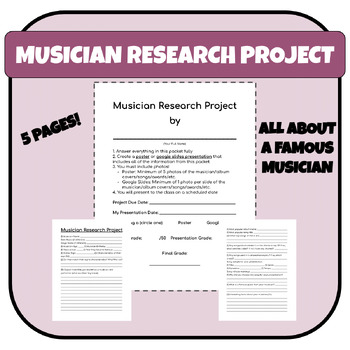 research a musician project