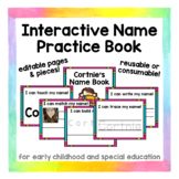 EDITABLE Name Practice Book | Skills Practice for ECE and SPED