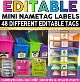 EDITABLE Name Tags-Labels