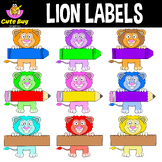 EDITABLE Name Tags / Name labels - Lion Theme | Classroom 