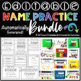 EDITABLE Names BUNDLE Hands-On Activities and Tracing Worksheets