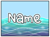 EDITABLE Nautical Locker/Desk Name Tags