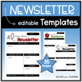 Classroom Newsletter Templates | Editable Newsletters