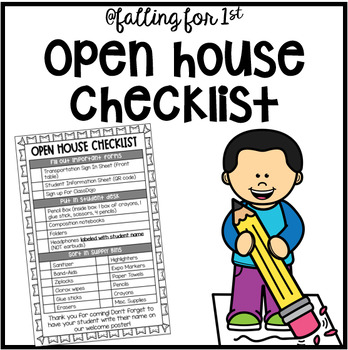 EDITABLE Open House Checklist by Falling for 1st | TPT