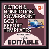 EDITABLE PPT TEMPlATES NONFICTION AND FICTION Book Reports