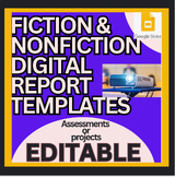 NONFICTION & FICTION GOOGLE SLIDE TEMPLATES editable digit