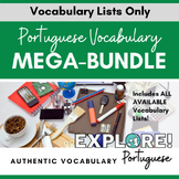 EDITABLE Portuguese Vocabulary Lists - Mega Bundle