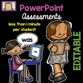 EDITABLE PowerPoint Assessments