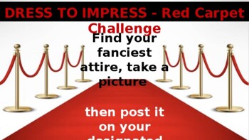 Preview of EDITABLE PowerPoint Project - Dress to Impress Fun Friday Activity