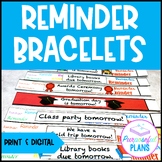 Parent Reminder Note Bracelet Set - Digital & Print Studen