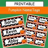 EDITABLE Pumpkin Name Tags - Pumpkin Labels - Fall Classro