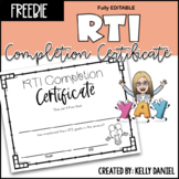 EDITABLE RTI Completion Certificate | Printable Certificate